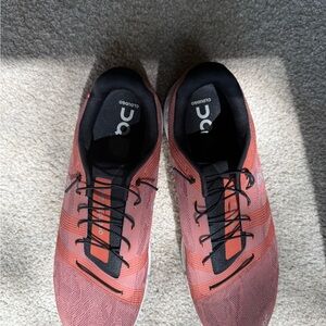 On Running Men's Athletic Shoes size 13- Red and Black